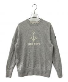 sinacova（シナコバ）の古着「ウールニット」｜ライトグレー