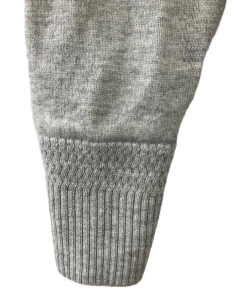 sinacova（シナコバ）sinacova (シナコバ) ウールニット ライトグレー サイズ:Lの古着・服飾アイテム