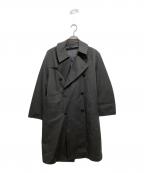 DESCENTE PAUSEデサントポーズ）の古着「ウールミックストレンチコート」｜グレー