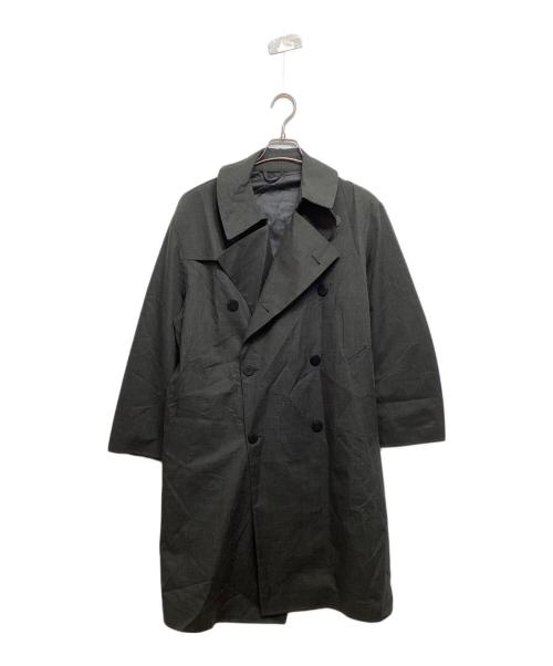 DESCENTE PAUSE（デサントポーズ）DESCENTE PAUSE (デサントポーズ) ウールミックストレンチコート グレー サイズ:Sの古着・服飾アイテム
