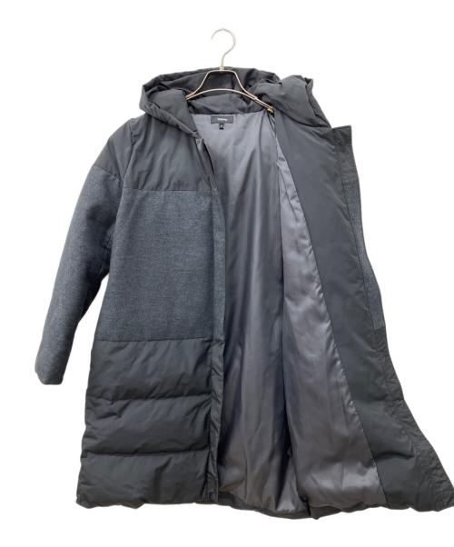 theory（セオリー）theory (セオリー) NURVE COMBO PUFFER ダウンコート ブラック サイズ:XLの古着・服飾アイテム