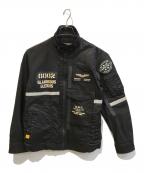 AVIREXアヴィレックス）の古着「ミリタリージャケット　6102178」｜ブラック