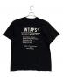 WTAPS (ダブルタップス) CONTAINING 02 / SS / COTTON ブラック サイズ:L：10000円