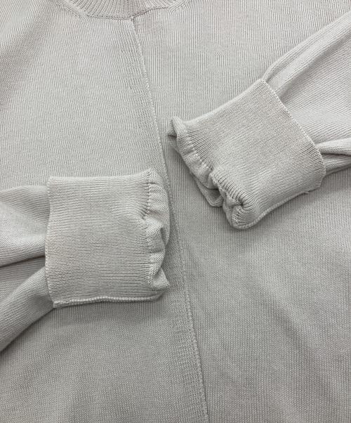 Maison Martin Margiela（メゾンマルタンマルジェラ）Maison Martin Margiela (メゾンマルタンマルジェラ) コットンクルーネックニット　ここのえ期 ベージュ サイズ:Mの古着・服飾アイテム