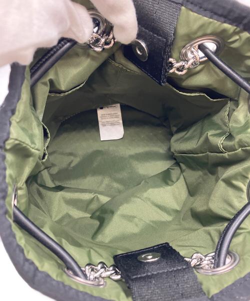 LeSportsac（レスポートサック）LeSportsac (レスポートサック) チェーン付クロシェバケット ブラックの古着・服飾アイテム