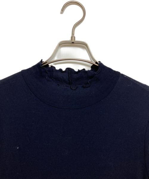 BLUE LABEL CRESTBRIDGE（ブルーレーベルクレストブリッジ）BLUE LABEL CRESTBRIDGE (ブルーレーベルクレストブリッジ) 3wayワンピース ネイビー×ブラウン サイズ:38の古着・服飾アイテム