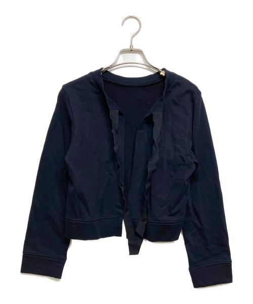 BLUE LABEL CRESTBRIDGE（ブルーレーベルクレストブリッジ）BLUE LABEL CRESTBRIDGE (ブルーレーベルクレストブリッジ) 3wayワンピース ネイビー×ブラウン サイズ:38の古着・服飾アイテム
