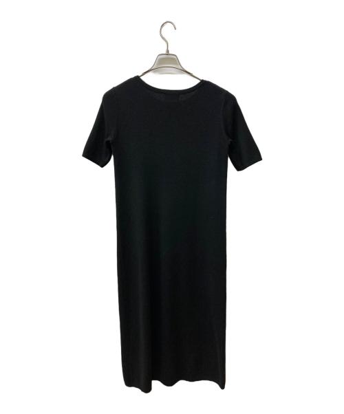 BLUE LABEL CRESTBRIDGE（ブルーレーベルクレストブリッジ）BLUE LABEL CRESTBRIDGE (ブルーレーベルクレストブリッジ) ニットワンピース ブラック サイズ:38の古着・服飾アイテム