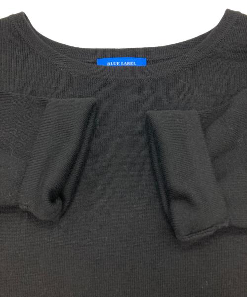 BLUE LABEL CRESTBRIDGE（ブルーレーベルクレストブリッジ）BLUE LABEL CRESTBRIDGE (ブルーレーベルクレストブリッジ) ニットワンピース ブラック サイズ:38の古着・服飾アイテム