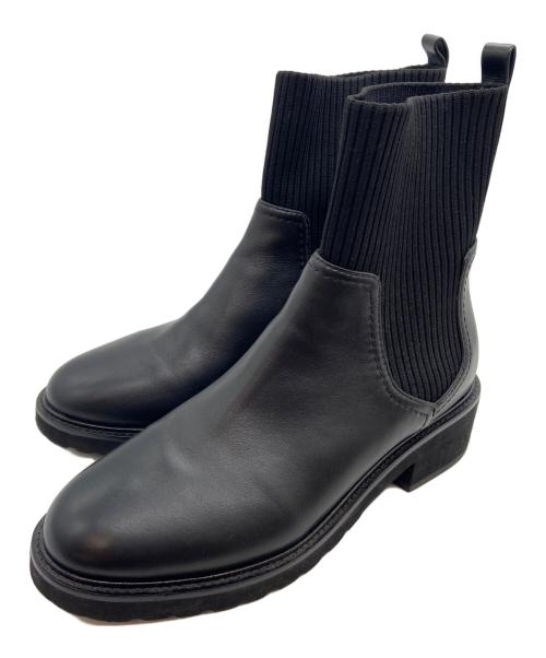 MACKINTOSH LONDON（マッキントッシュ ロンドン）MACKINTOSH LONDON (マッキントッシュ ロンドン) ソックスブーツ ブラック サイズ:22.5ｃｍの古着・服飾アイテム