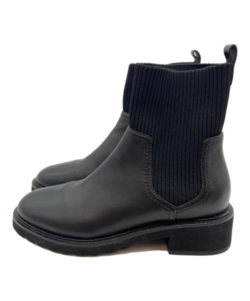 MACKINTOSH LONDON（マッキントッシュ ロンドン）MACKINTOSH LONDON (マッキントッシュ ロンドン) ソックスブーツ ブラック サイズ:22.5ｃｍの古着・服飾アイテム