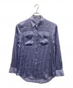 ALEXANDER WANGアレキサンダー・ワン）の古着「シルクシャツ」｜ブルー