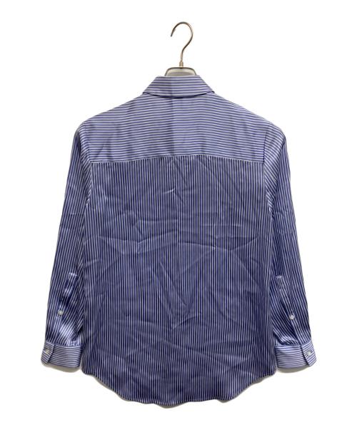 ALEXANDER WANG（アレキサンダー・ワン）ALEXANDER WANG (アレキサンダー・ワン) シルクシャツ ブルー サイズ:2の古着・服飾アイテム