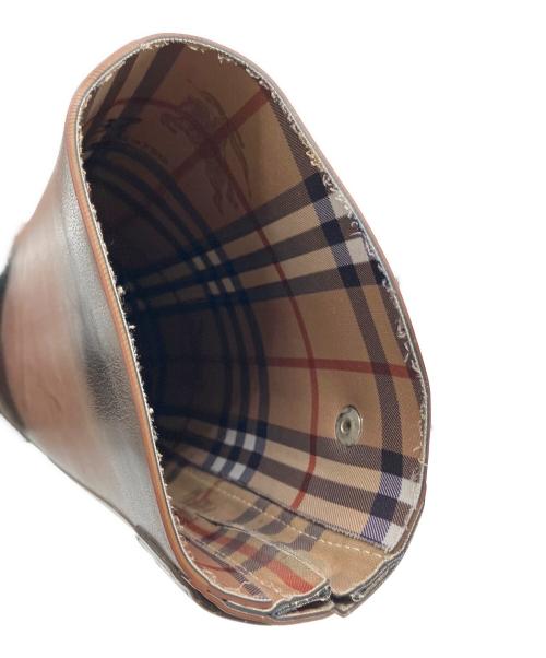 BURBERRY（バーバリー）BURBERRY (バーバリー) ロングレインブーツ ブラウン サイズ:SIZE 37の古着・服飾アイテム