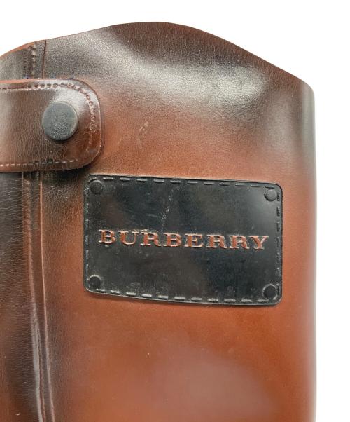 BURBERRY（バーバリー）BURBERRY (バーバリー) ロングレインブーツ ブラウン サイズ:SIZE 37の古着・服飾アイテム