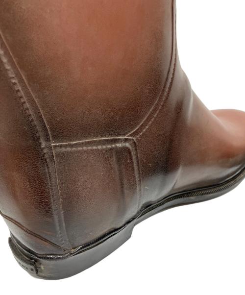 BURBERRY（バーバリー）BURBERRY (バーバリー) ロングレインブーツ ブラウン サイズ:SIZE 37の古着・服飾アイテム
