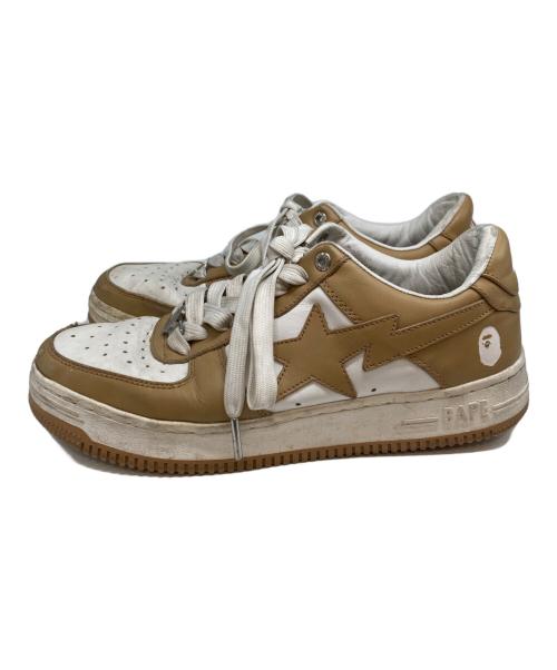 BAPESTA（ベイプスタ）BAPESTA (ベイプスタ) ローカットスニーカー ブラウン サイズ:26の古着・服飾アイテム