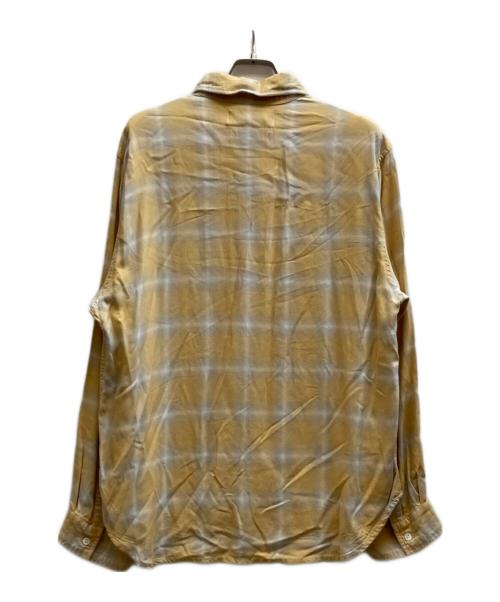 REMI RELIEF（レミレリーフ）REMI RELIEF (レミレリーフ) RAYON チェックシャツ イエロー サイズ:F 未使用品の古着・服飾アイテム