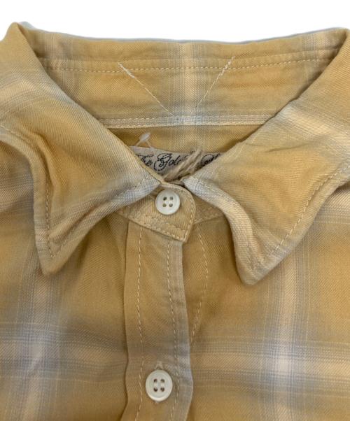 REMI RELIEF（レミレリーフ）REMI RELIEF (レミレリーフ) RAYON チェックシャツ イエロー サイズ:F 未使用品の古着・服飾アイテム