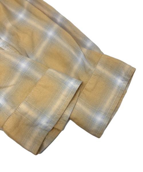 REMI RELIEF（レミレリーフ）REMI RELIEF (レミレリーフ) RAYON チェックシャツ イエロー サイズ:F 未使用品の古着・服飾アイテム