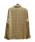 REMI RELIEF (レミレリーフ) RAYON チェックシャツ イエロー サイズ:F 未使用品：15000円