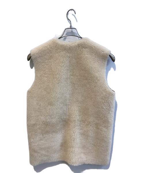 LE（エルイー）Le (エルイー) フェイファーベスト アイボリー サイズ:Free 未使用品の古着・服飾アイテム