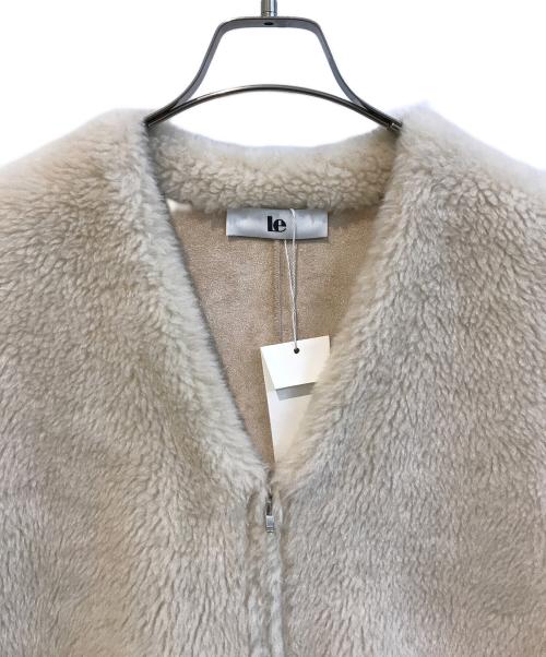 LE（エルイー）Le (エルイー) フェイファーベスト アイボリー サイズ:Free 未使用品の古着・服飾アイテム