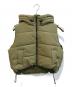 COGTHEBIGSMOKE（コグザビッグスモーク）の古着「MORGAN HOODY CROPPED VEST　13802-220-1326-1」｜カーキ
