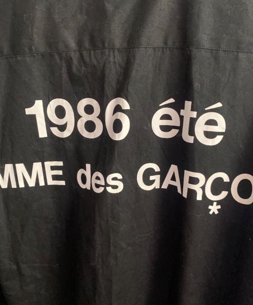 CDG（シーディージー）CDG (シーディージー) 1986 COMME des GARCONS ARCHIVE SHIRT ブラック サイズ:Lの古着・服飾アイテム