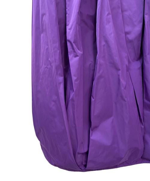 ENFOLD（エンフォルド）ENFOLD (エンフォルド) PEサテン タックバルーンスカート パープル サイズ:38の古着・服飾アイテム