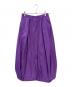 ENFOLD（エンフォルド）の古着「PEサテン タックバルーンスカート」｜パープル