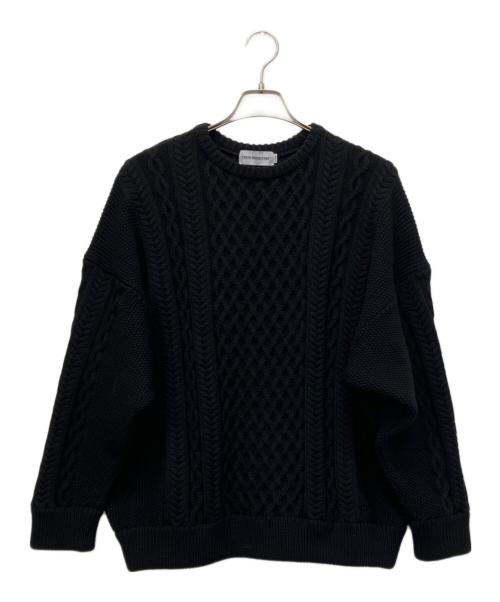 COOTIE PRODUCTIONS（クーティープロダクツ）COOTIE PRODUCTIONS (クーティープロダクツ) Fishermans Crewneck Sweater ブラック サイズ:Mの古着・服飾アイテム