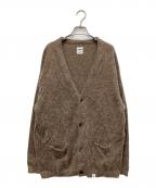 BEDWIN &THE HEARTBREAKERSベドウィンアンドザ ハートブレイカーズ）の古着「L/S MOHAIR CARDIGAN」｜ブラウン