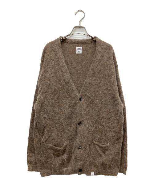 BEDWIN &THE HEARTBREAKERS（ベドウィンアンドザ ハートブレイカーズ）BEDWIN &THE HEARTBREAKERS (ベドウィンアンドザ ハートブレイカーズ) L/S MOHAIR CARDIGAN ブラウン サイズ:3の古着・服飾アイテム