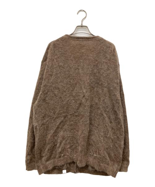 BEDWIN &THE HEARTBREAKERS（ベドウィンアンドザ ハートブレイカーズ）BEDWIN &THE HEARTBREAKERS (ベドウィンアンドザ ハートブレイカーズ) L/S MOHAIR CARDIGAN ブラウン サイズ:3の古着・服飾アイテム