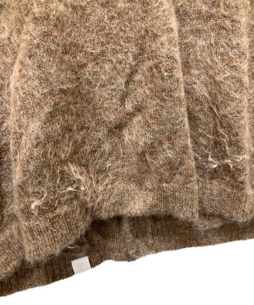 BEDWIN &THE HEARTBREAKERS（ベドウィンアンドザ ハートブレイカーズ）BEDWIN &THE HEARTBREAKERS (ベドウィンアンドザ ハートブレイカーズ) L/S MOHAIR CARDIGAN ブラウン サイズ:3の古着・服飾アイテム