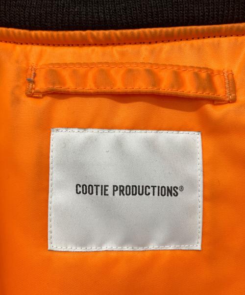 COOTIE PRODUCTIONS（クーティープロダクツ）COOTIE PRODUCTIONS (クーティープロダクツ) Error Fit MA-1 Flight Jacket　エラーフィットエムエーワンフライトジャケット ブラック サイズ:Sの古着・服飾アイテム