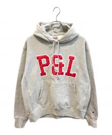 PEEL&LIFT×Champion（ピールアンドリフト×チャンピオン）の古着「プルオーバーパーカー」｜グレー