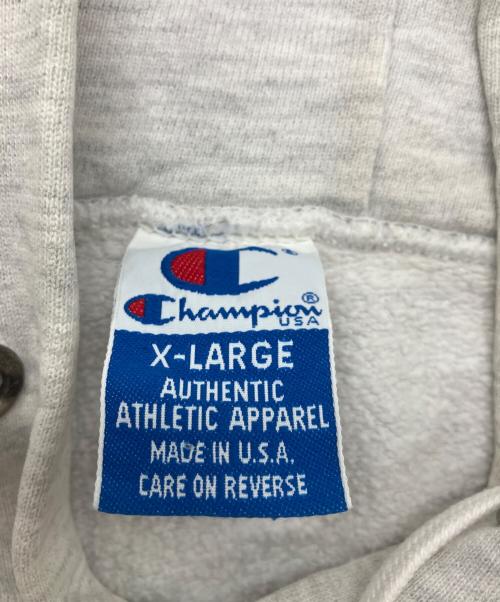 Champion（チャンピオン）Champion (チャンピオン) 90’S MITプルオーバーパーカー　 USA製 グレー サイズ:XLの古着・服飾アイテム