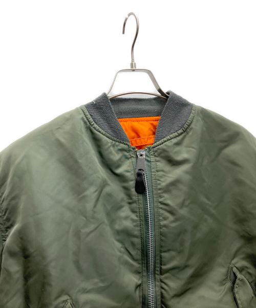 ALPHA（アルファ）ALPHA (アルファ) MA-1ジャケット オリーブ サイズ:Lの古着・服飾アイテム
