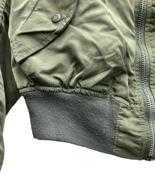 ALPHA（アルファ）ALPHA (アルファ) MA-1ジャケット オリーブ サイズ:Lの古着・服飾アイテム