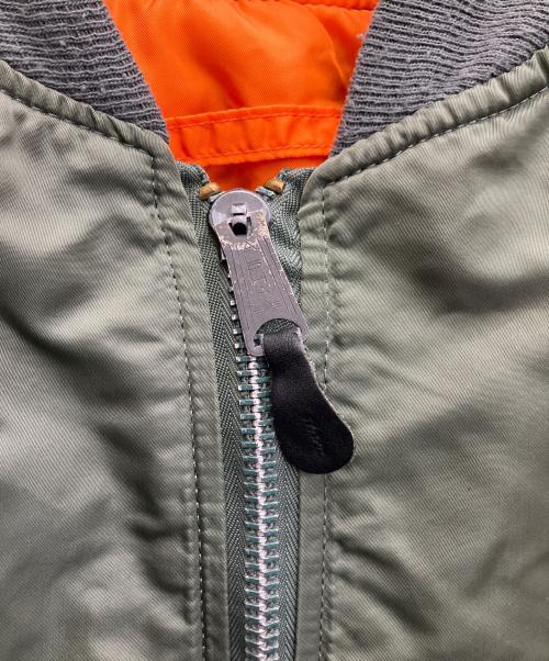 ALPHA（アルファ）ALPHA (アルファ) MA-1ジャケット オリーブ サイズ:Lの古着・服飾アイテム