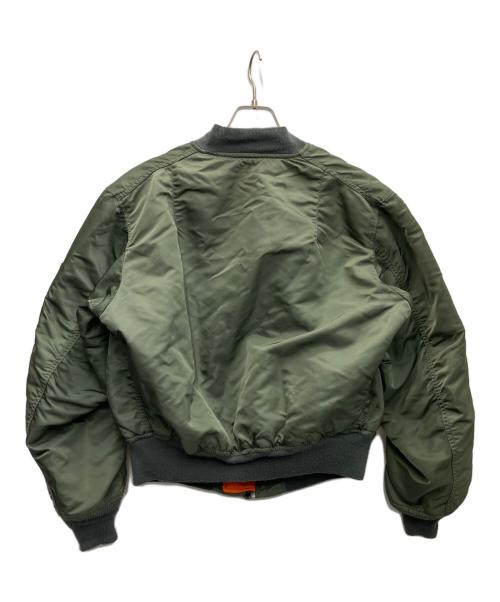 ALPHA（アルファ）ALPHA (アルファ) MA-1ジャケット オリーブ サイズ:Lの古着・服飾アイテム