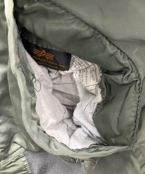 ALPHA（アルファ）ALPHA (アルファ) MA-1ジャケット オリーブ サイズ:Lの古着・服飾アイテム