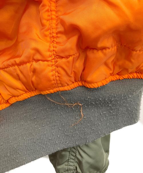 ALPHA（アルファ）ALPHA (アルファ) MA-1ジャケット オリーブ サイズ:Lの古着・服飾アイテム