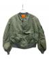 ALPHA（アルファ）の古着「MA-1ジャケット」｜オリーブ