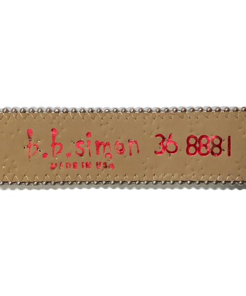b.b.Simon（ビービーサイモン）b.b.Simon (ビービーサイモン) SUPREME (シュプリーム) Studded Ranger Belt ブラックの古着・服飾アイテム