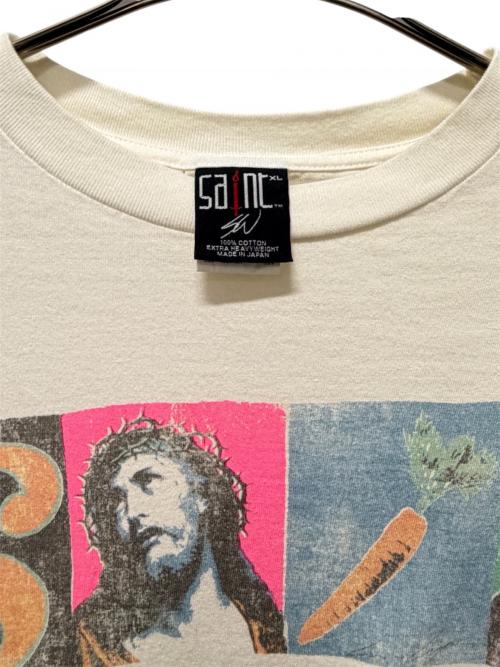 SAINT MICHAEL（セントマイケル）SAINT MICHAEL (セントマイケル) SW SS TEE/VEGES ホワイト サイズ:XLの古着・服飾アイテム