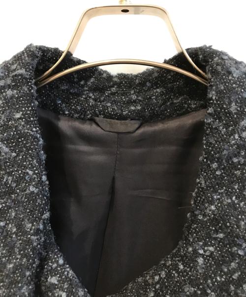 BURBERRY PRORSUM（バーバリープローサム）BURBERRY PRORSUM (バーバリープローサム) フレアスリーブツイードコート ネイビー サイズ:40の古着・服飾アイテム