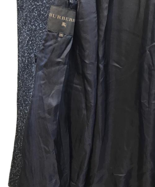 BURBERRY PRORSUM（バーバリープローサム）BURBERRY PRORSUM (バーバリープローサム) フレアスリーブツイードコート ネイビー サイズ:40の古着・服飾アイテム